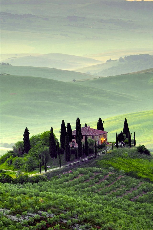 意大利托斯卡纳风景手机壁纸