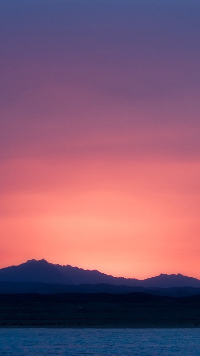 夕阳黄昏唯美意境手机壁纸图片