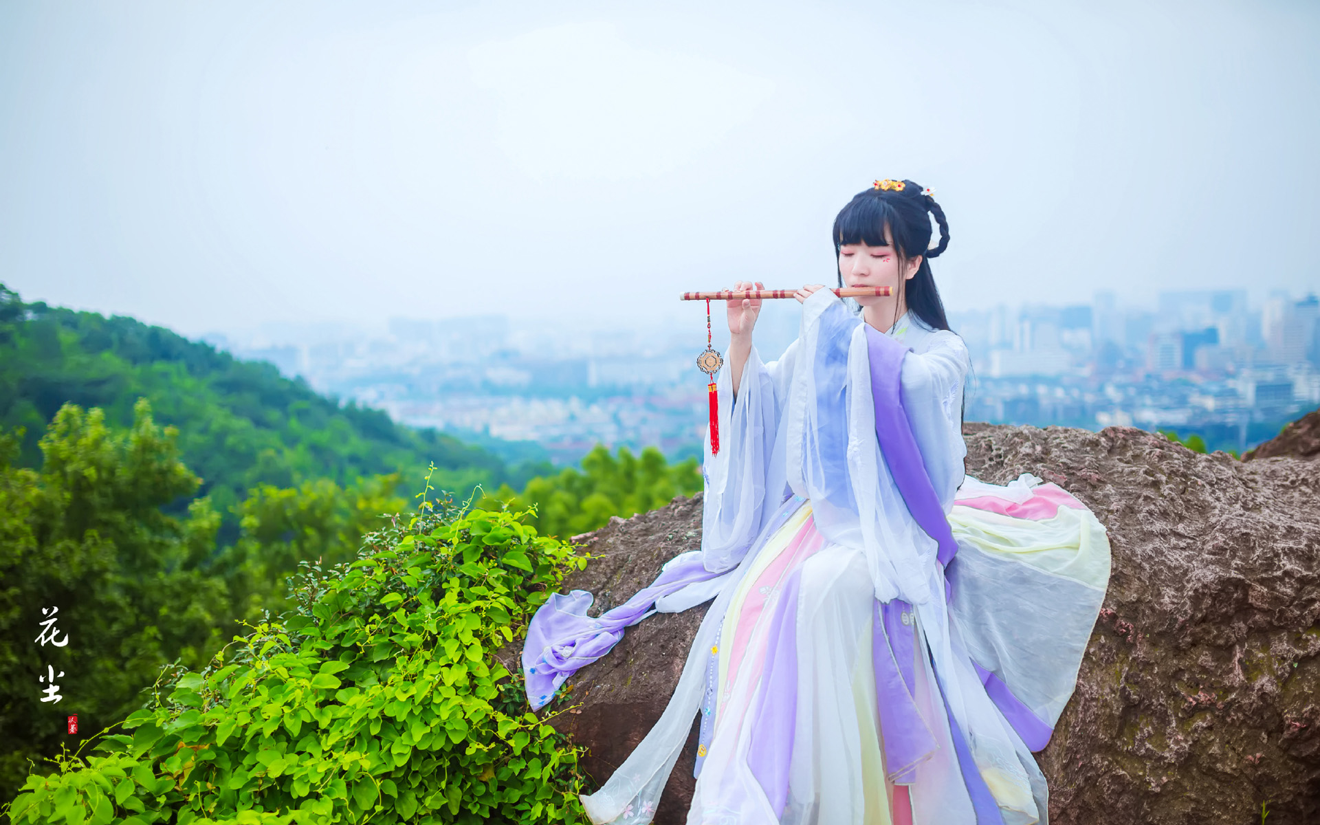 小清新美女古风写真图片