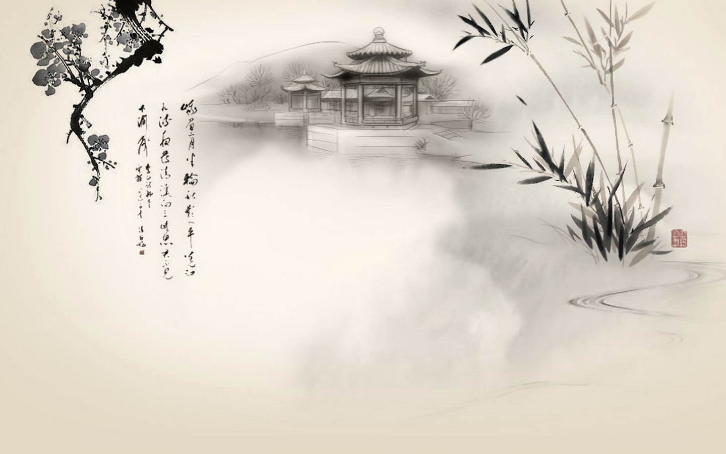 传统中国风电脑桌面壁纸图片