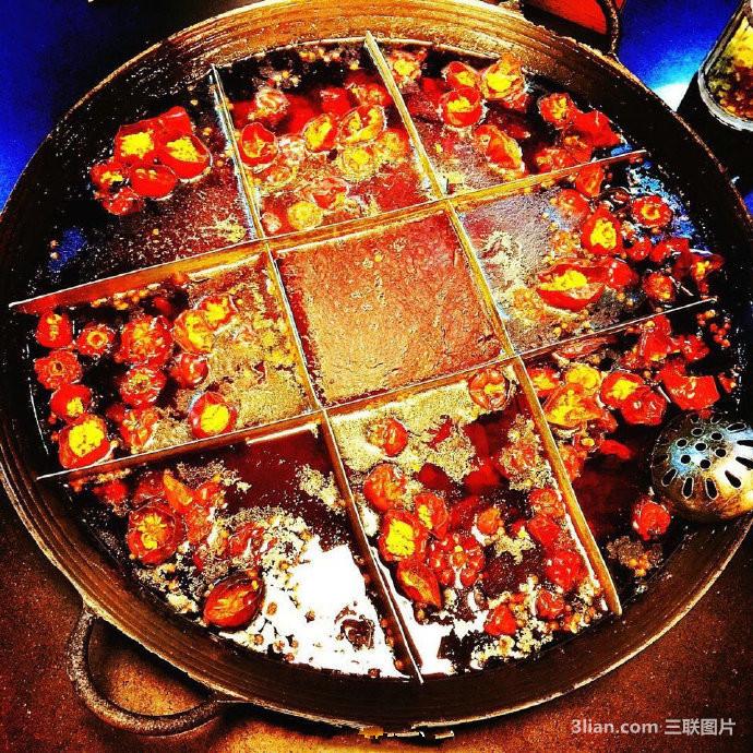 重庆九宫格火锅美食图片
