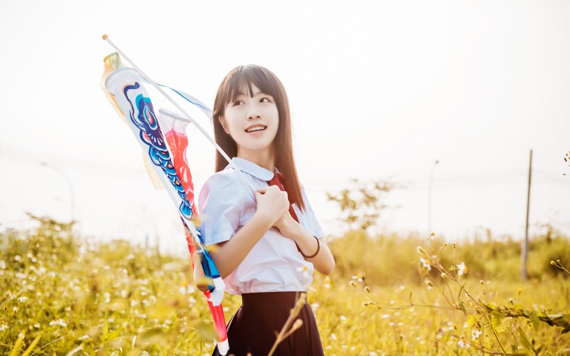 日系小清新美女高清壁纸图片