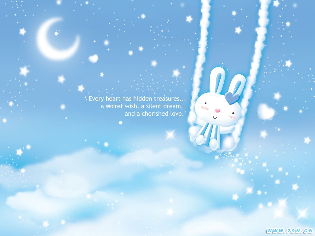 高清动漫可爱小兔子卡通壁纸图片