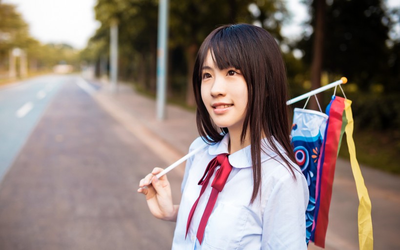 日系小清新美女高清壁纸图片