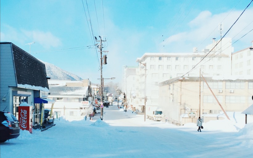 北海道唯美的雪景桌面壁纸大全