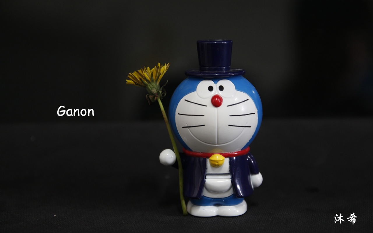哆啦A梦唯美可爱玩偶宽屏壁纸