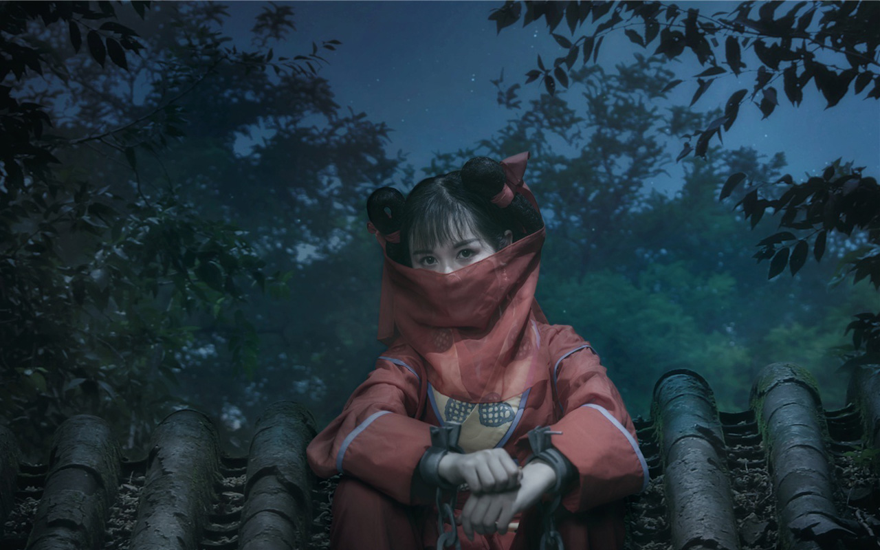 美女cosplay倚天屠龙记人物桌面壁纸图片
