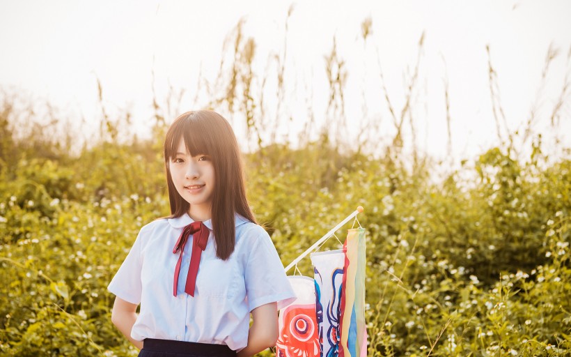 日系小清新美女高清壁纸图片