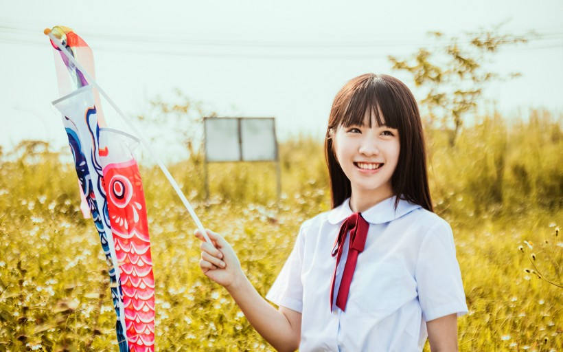 日系小清新美女高清壁纸图片