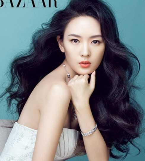 气质女神范长发波浪大卷发图片大全