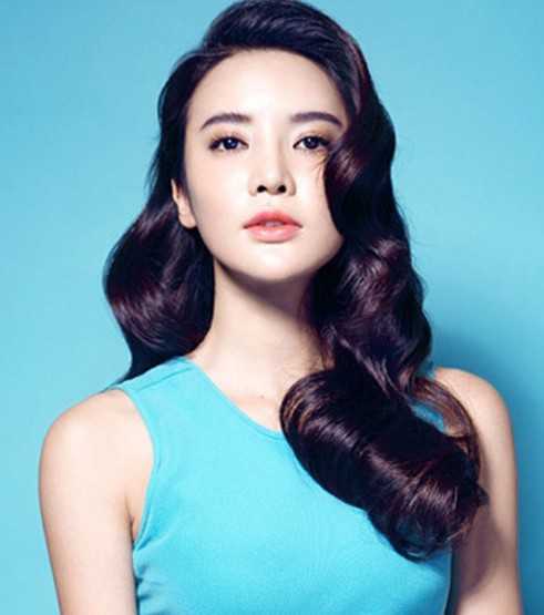 气质女神范长发波浪大卷发图片大全