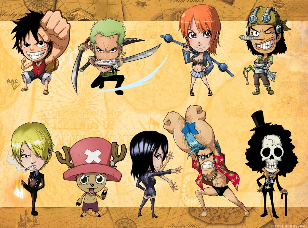 动漫海贼王全员q版高清大图全集