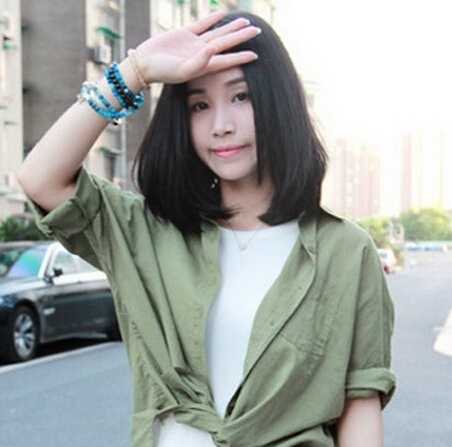 气质女生中分梨花头图片精选合辑