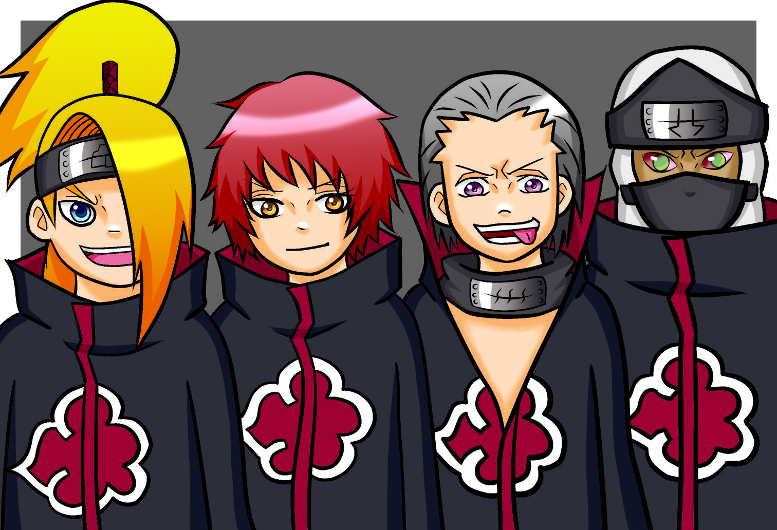 精美火影忍者晓组织成员图片