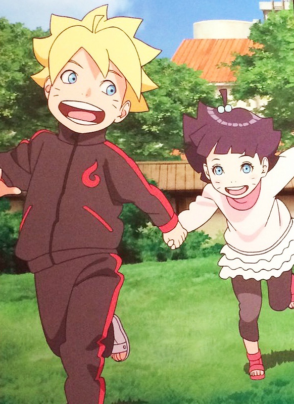 火影忍者鸣人一家图片大全