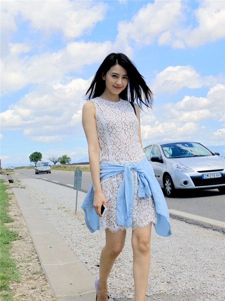 高圆圆直发发型美照高清合辑