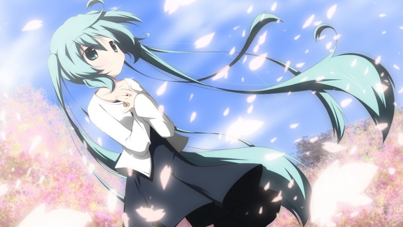 精美初音未来动漫绘画桌面壁纸