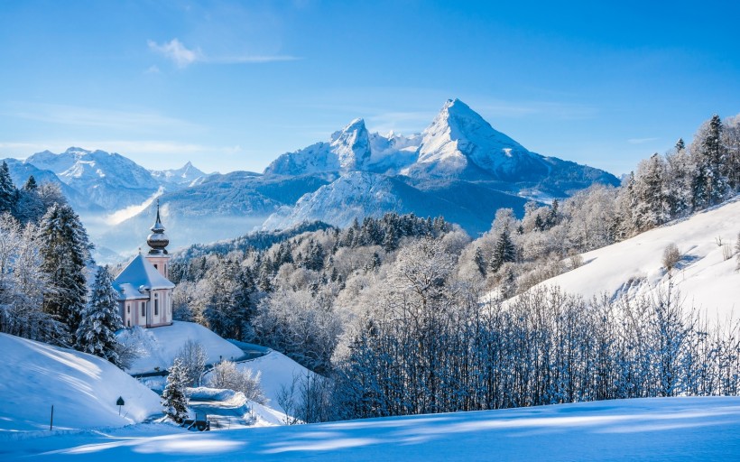 唯美雪景冬季风景图片