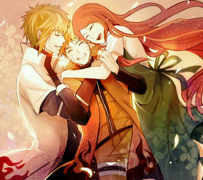 火影忍者动漫人物拥抱图片大全