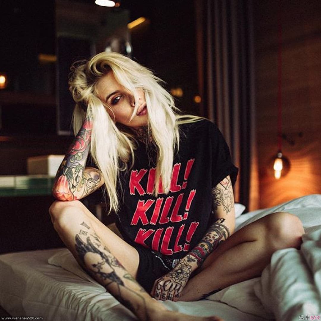 超性感的欧美纹身美女图片大全