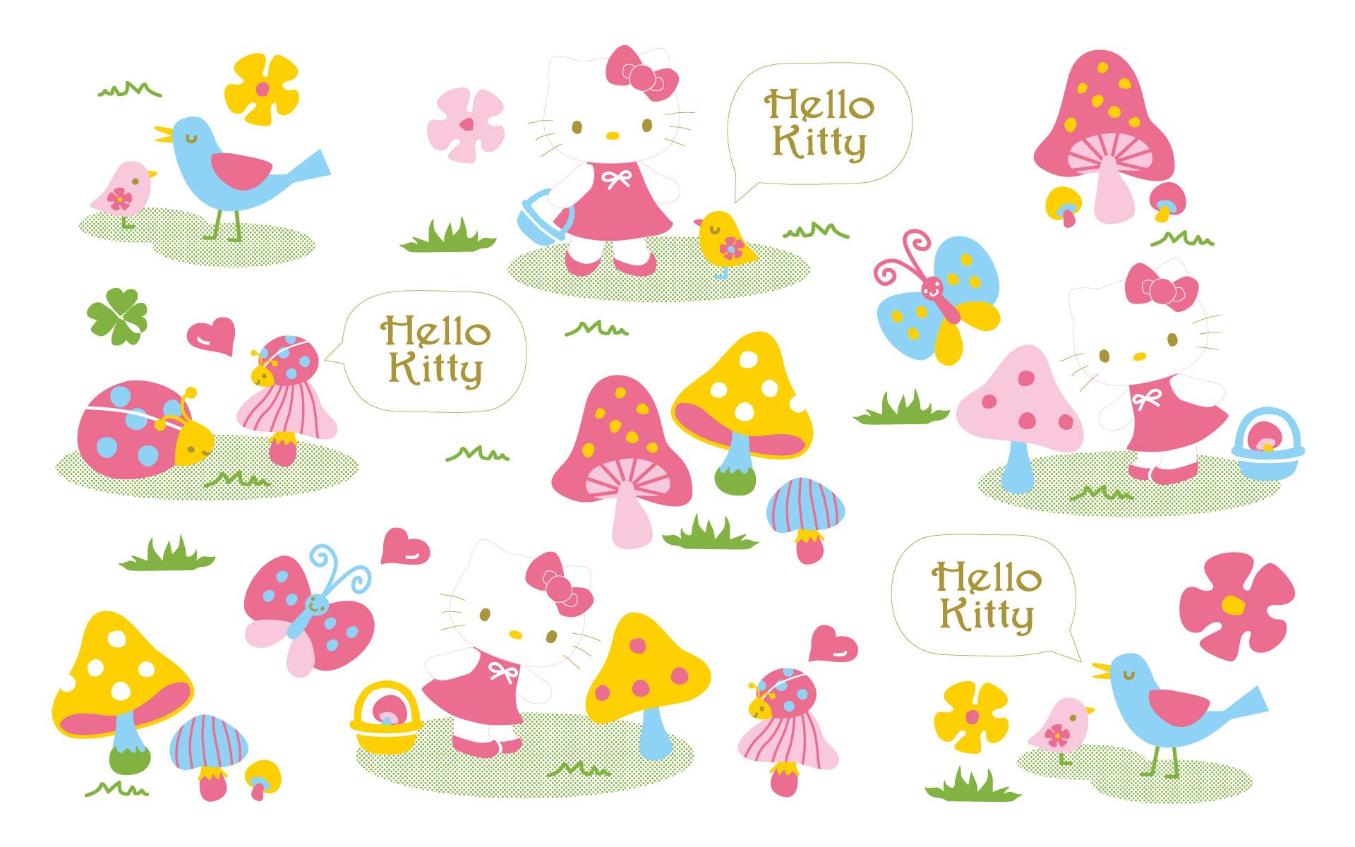 美丽可爱的Hello Kitty卡通图片