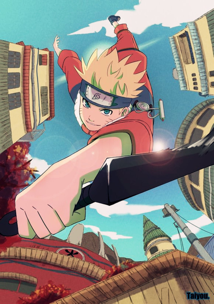 火影忍者高清图片鸣人萌图