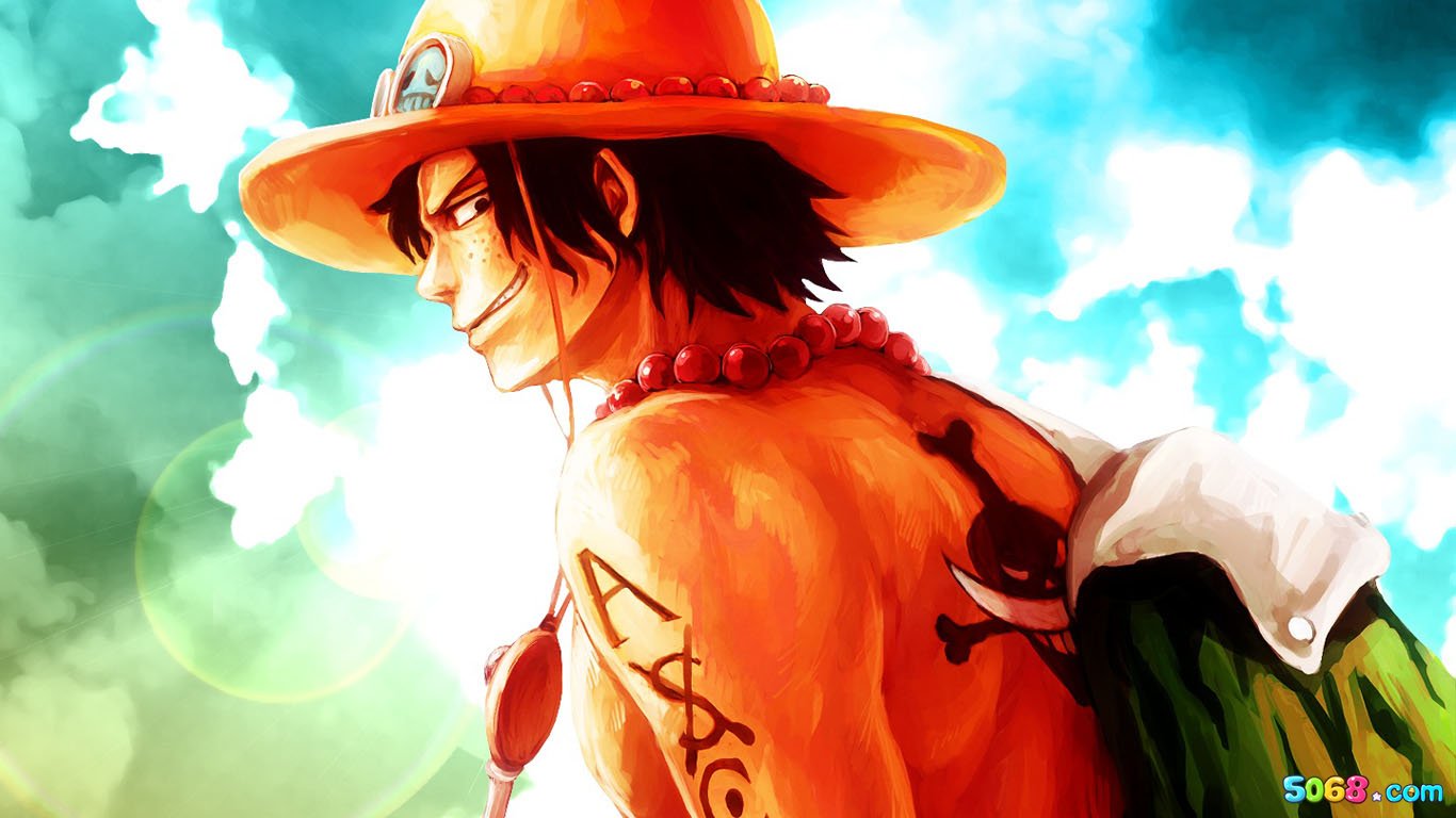 海贼王动漫艾斯霸气图片合集