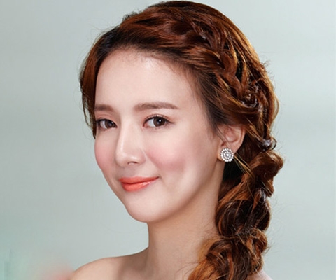最美韩式新娘发型图片欣赏
