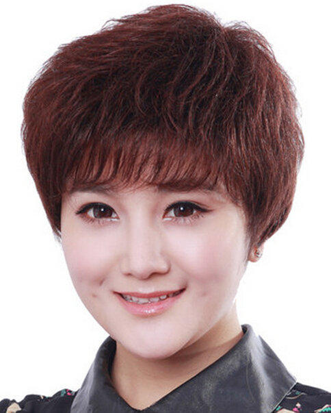 女人短发烫发发型图片优雅减龄