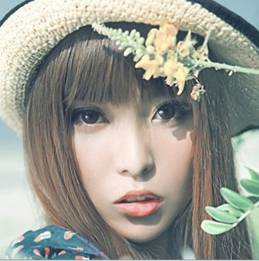 清纯女生中长直发发型图片