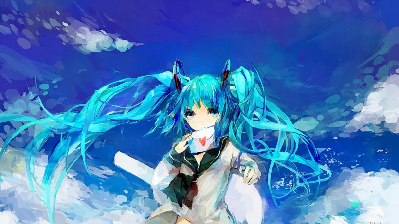 精美初音未来动漫绘画桌面壁纸