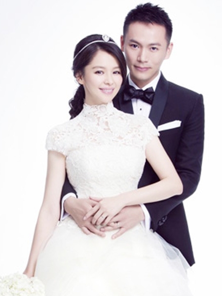 徐若瑄李云峰婚纱照发型唯美浪漫