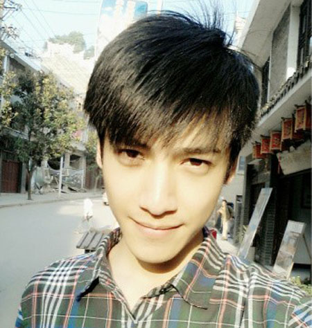 男士帅气中长碎发发型图片精选