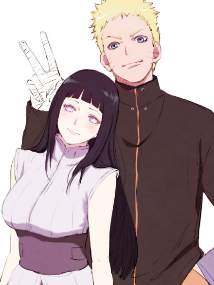 火影忍者鸣人一家图片大全