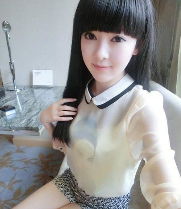 女生长直发发型图片精选清新甜美
