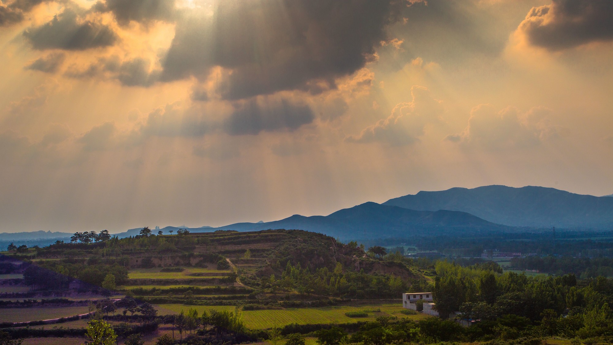 美丽的田园风光风景图片