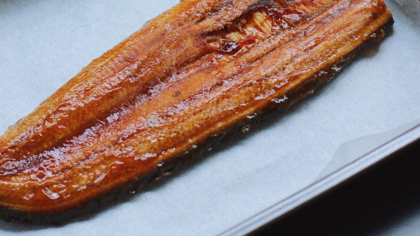 美味的鳗鱼饭桌面壁纸