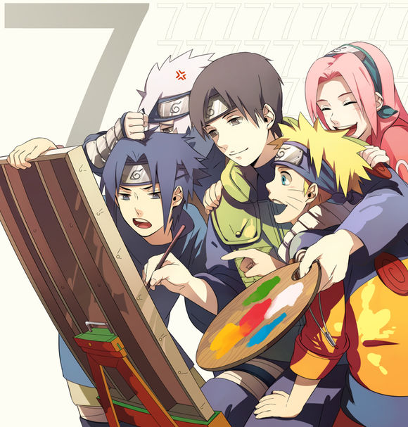 火影忍者高清图片鸣人与佐助