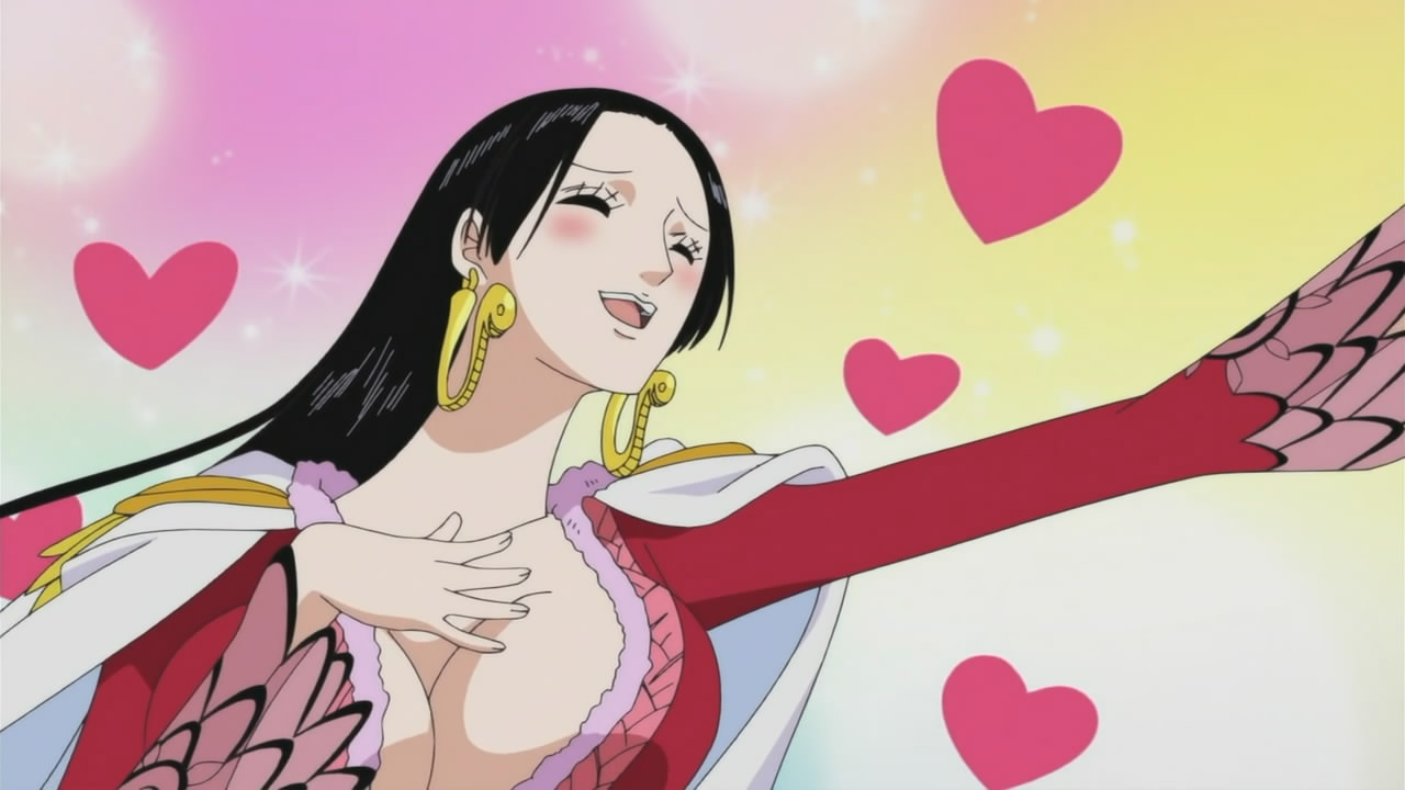 热血动漫海贼王女帝壁纸图片