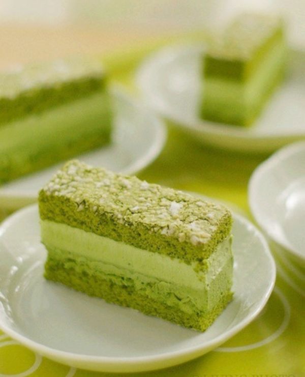 抹茶蛋糕图片精选合辑