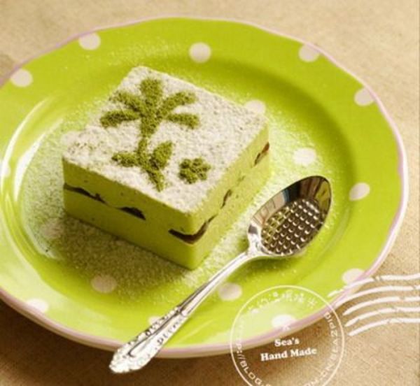 抹茶蛋糕图片精选合辑