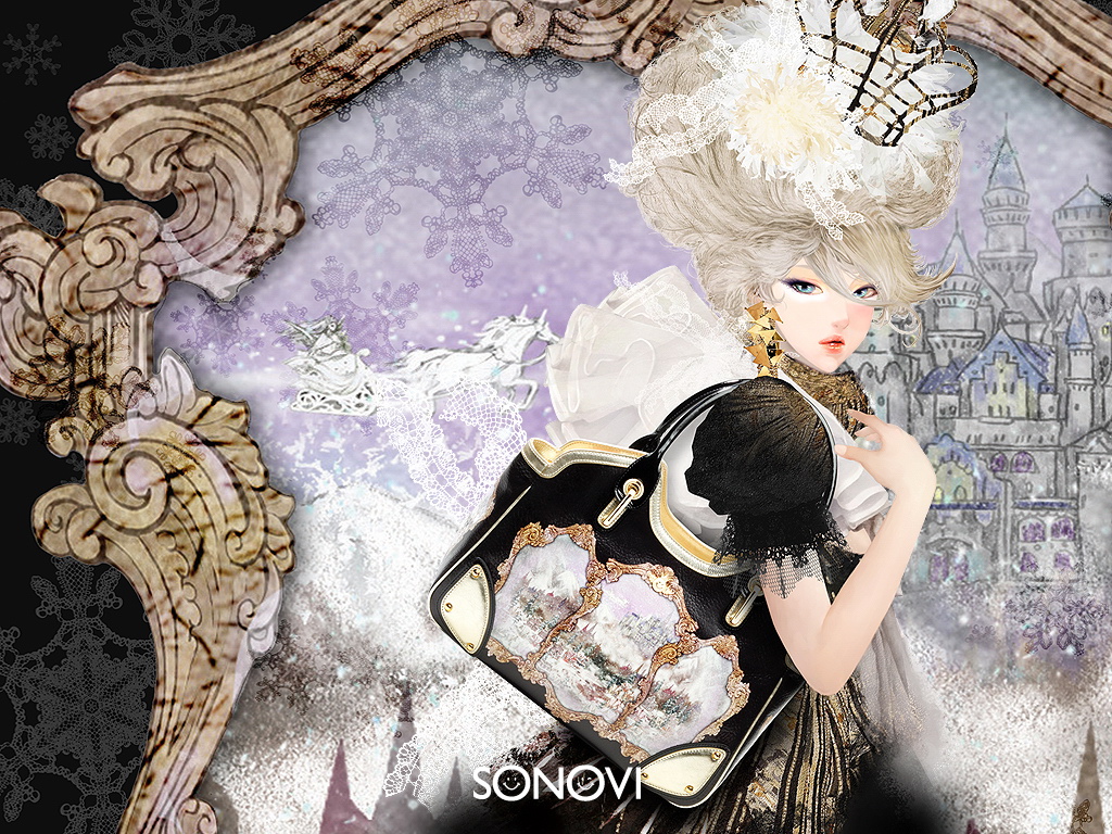Sonovi韩国女士手袋品牌卡通图片